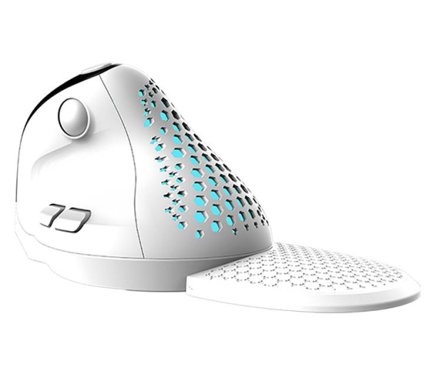 Delux Mysz Pionowa M618XSD BT+2.4G RGB (biała) M618XSD (White) - 1078521 - zdjęcie 3